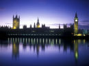 houses of parliament night